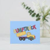 Tshirts met dumpers en cadeaus briefkaart (Staand voorkant)