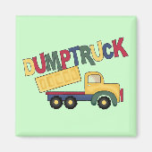 Tshirts met dumpers en cadeaus magneet (Voorkant)