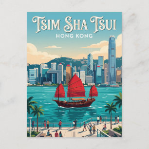 Tsim Sha Tsui Promenade Hongkong Briefkaart