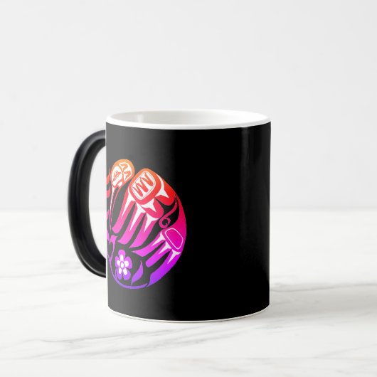 Tsimshian Hummingbird Magische Mok (Voorkant links)