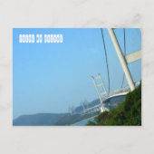 Tsing Ma Bridge in Hong Kong Briefkaart (Voorkant)