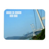 Tsing Ma Bridge in Hong Kong Magneet (Horizontaal)