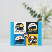 Tsistsistas Cirkel - Sandcreek Briefkaart (Staand voorkant)