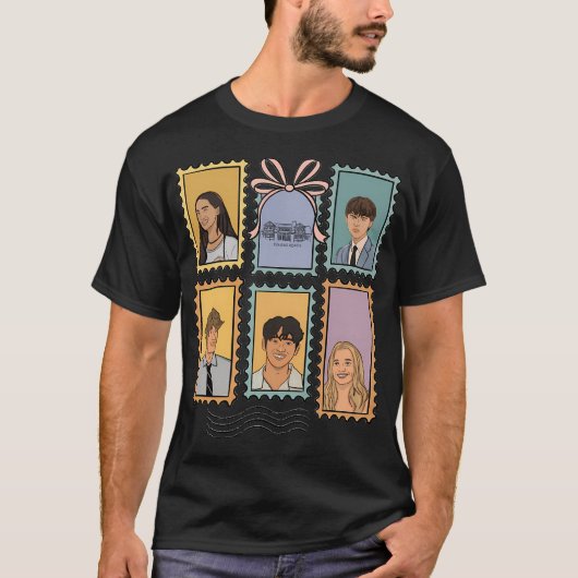 Tsitp postzegels t-shirt (Voorkant)