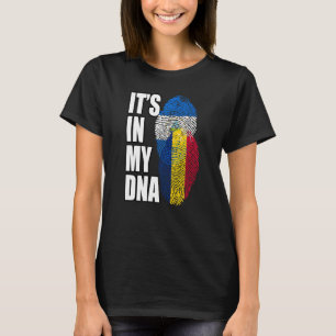 Tsjaad en Nicaragua mengen DNA-vlag erfgoed T-shirt