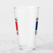 Tsjaad en Tsjadische vlag Persoonlijk  Glas (Rechts)