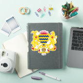Tsjaad Nationaal Wapen Patriottisch Sticker (iPad Cover)