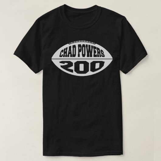 Tsjaad Powers 200 Wit T-shirt (Design voorkant)