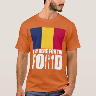 Tsjaad souvenir eten reizen vrienden t-shirt