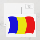Tsjaad Vlag Ansichtkaart Briefkaart (Voorkant / Achterkant)
