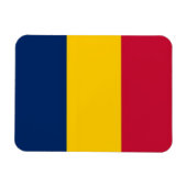 Tsjaad - vlag - magneet (Horizontaal)