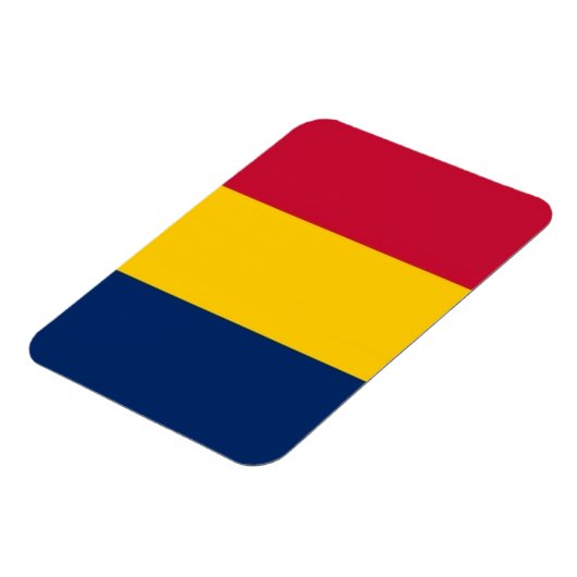 Tsjaad - vlag - magneet (Linkerzijde)