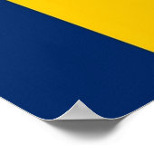 Tsjaad - vlag - poster (Hoek)