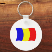 Tsjaad Vlag Sleutelhanger (Voorkant)