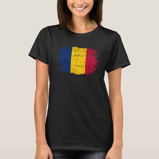 Tsjaad vlag voor Tsjaad T-shirt (Voorkant)