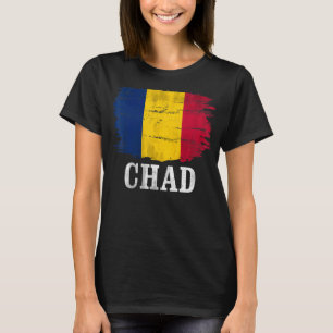  Tsjaad vlag voor Tsjaad T-shirt