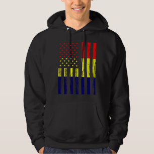 Tsjaadse vlag Amerika VS Het zit in mijn DNA voor  Hoodie