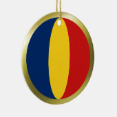 Tsjaadse vlagornament keramisch ornament (Rechts)