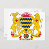 Tsjaadse wapenstilstand briefkaart (Voorkant / Achterkant)