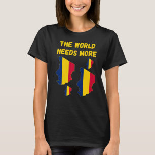 Tsjadische bevolking en angst voor de wereld hebbe t-shirt