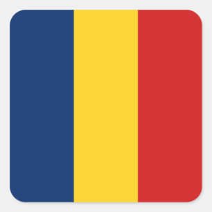 Tsjadjad Vlag Sticker