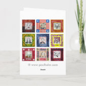 Tsjaikovski groetkaart kaart (Achterkant)