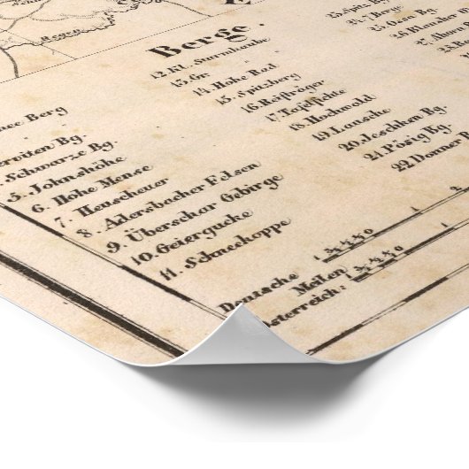 Tsjechië 2 poster (Hoek)