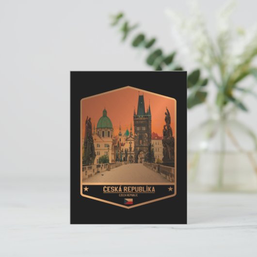 Tsjechië Briefkaart (Staand voorkant)