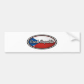 Tsjechië Bumpersticker (Voorkant)