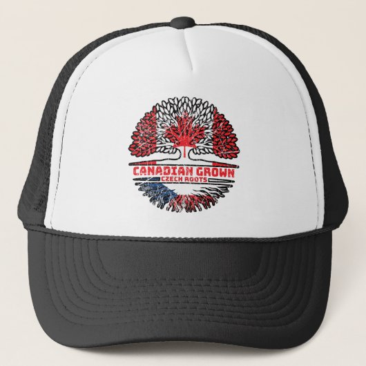 Tsjechië: Canada Canada - boomstammen Trucker Pet (Voorkant)