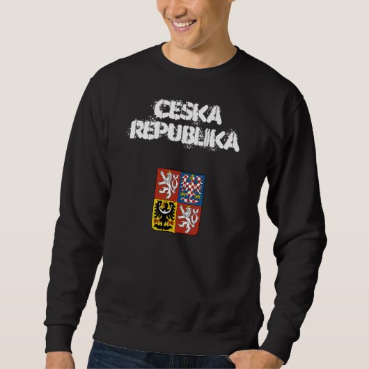 Tsjechië Ceska Republika met wapenschild Trui (Voorkant)