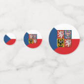 Tsjechië Confetti, partij, Tsjechische vlag Confetti (Achterkanten)