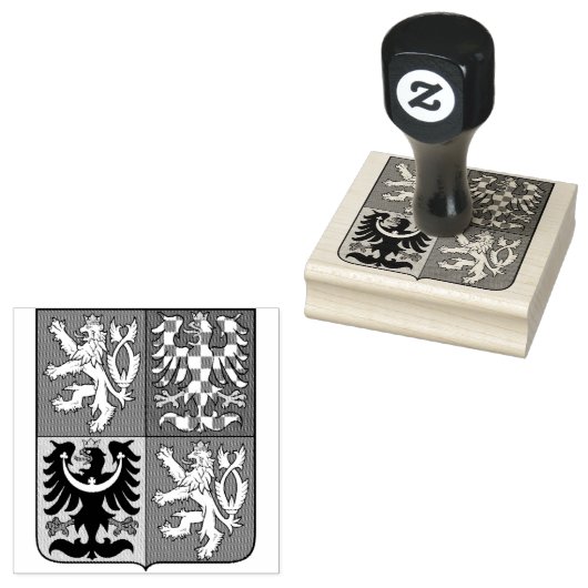 Tsjechië Crest Rubber STEMPEL (Gestempeld)