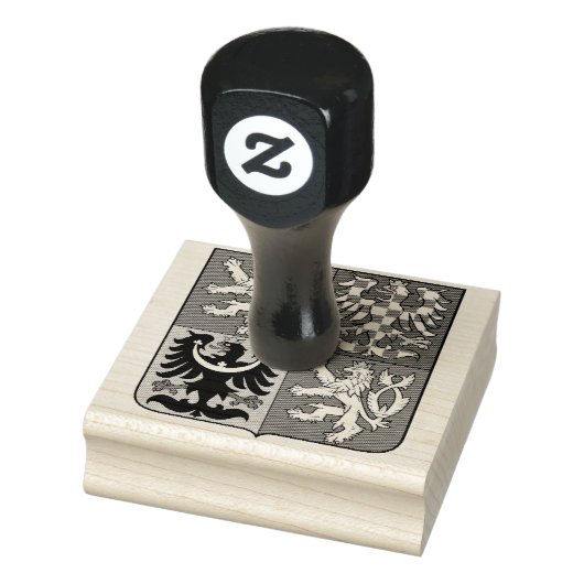 Tsjechië Crest Rubber STEMPEL (Stempel)