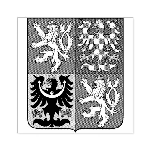 Tsjechië Crest Rubber STEMPEL (Afrduk)