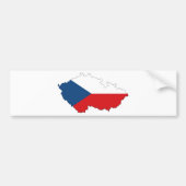 Tsjechië CZ Bumpersticker (Voorkant)