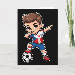 Tsjechië Dab Kid Doel Cartoon Tsjechische Republie Kaart