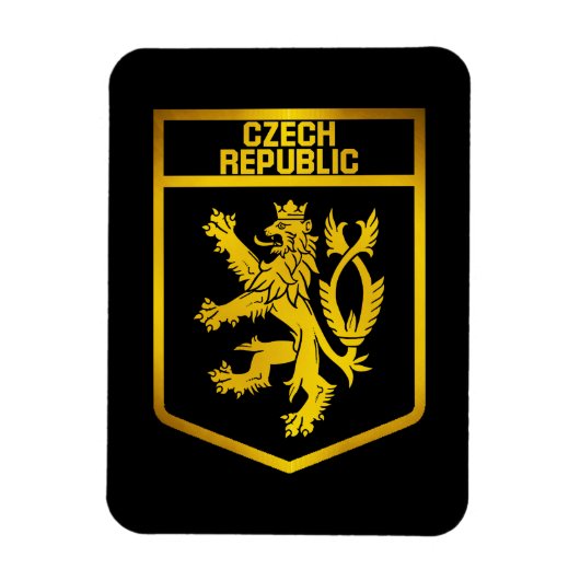 Tsjechië Emblem Magneet (Verticaal)