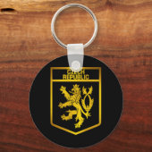 Tsjechië Emblem Sleutelhanger (Voorkant)