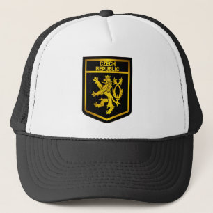 Tsjechië Emblem Trucker Pet
