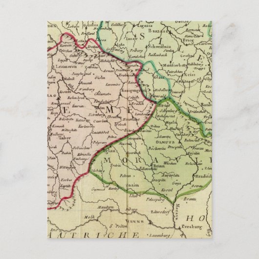 Tsjechië en Polen Briefkaart (Voorkant)