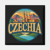 Tsjechië Europa Magneet (Voorkant)