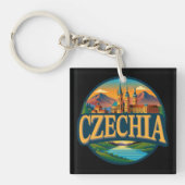 Tsjechië Europa Sleutelhanger (voorkant)