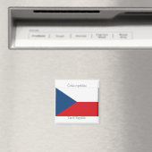 Tsjechië Flag Magnet (Insitu (Vaatwasser))