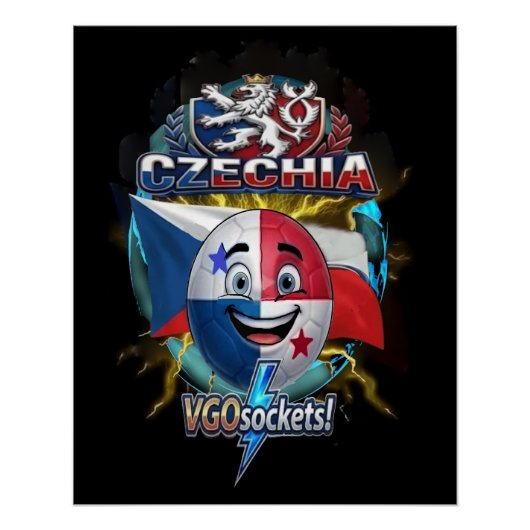Tsjechië-GBall Perfect Poster (Voorkant)