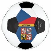 Tsjechië gepersonaliseerd, vlag, foto Voetbal (Voorkant)