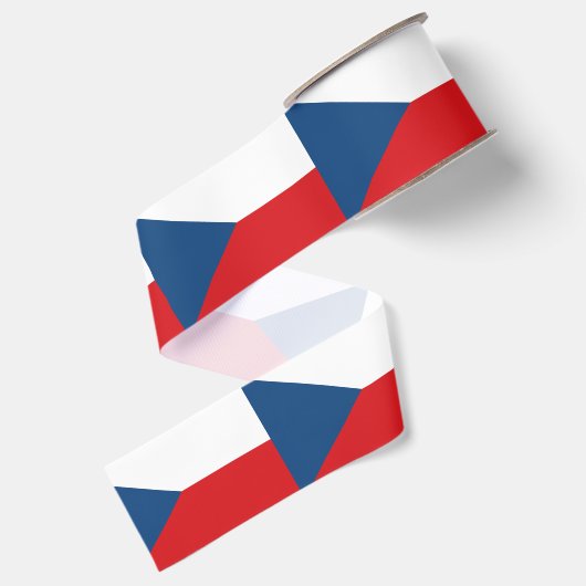 Tsjechië Grosgrain Lint (Achterkant)