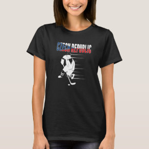 Tsjechië Ice Hockey Fans Tsjechisch Hockey Team T-shirt