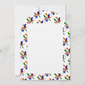 Tsjechië Iers VS Shamrock Family Reunion Kaart (Achterkant)