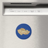 Tsjechië Kaartmagneet Magneet (Insitu (Vaatwasser))